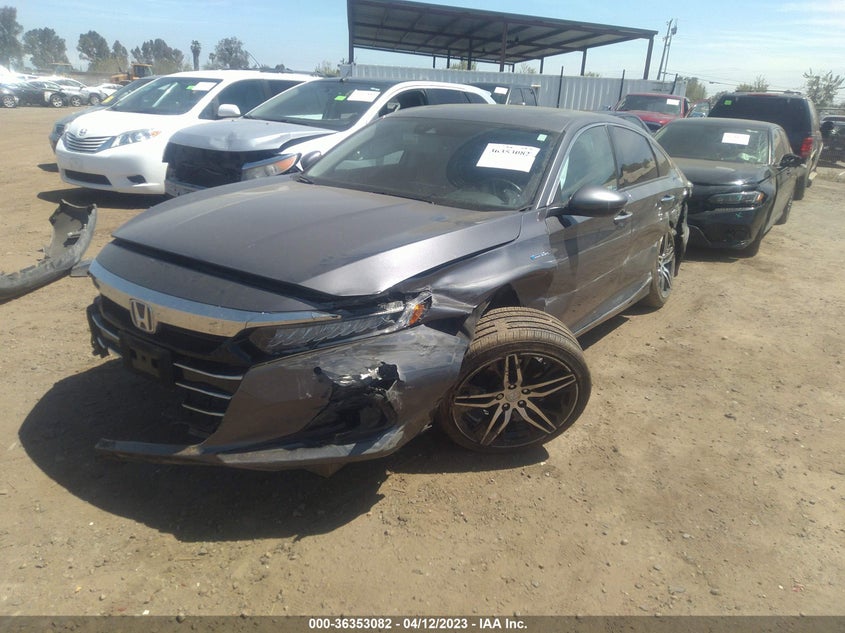 VIN 1HGCV3F91MA014951 2021 HONDA ACCORD HYBRID TOURING