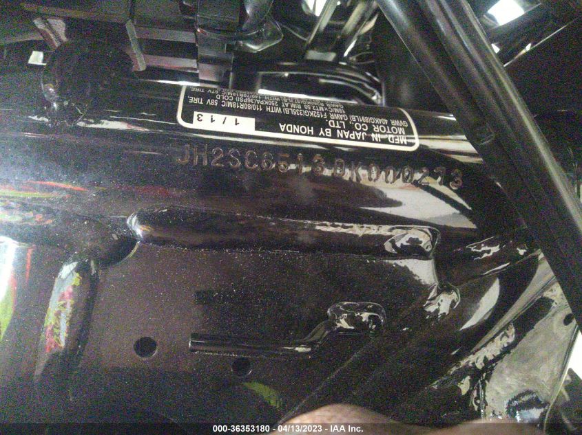 2013 HONDA CB1100 - JH2SC6513DK000273