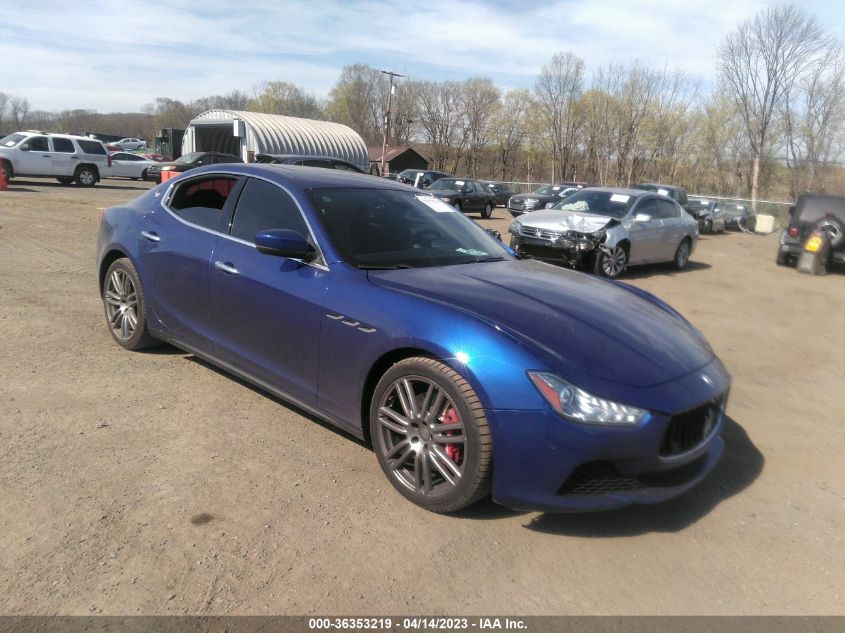 2017 MASERATI GHIBLI S Q4 - ZAM57RTA5H1231763