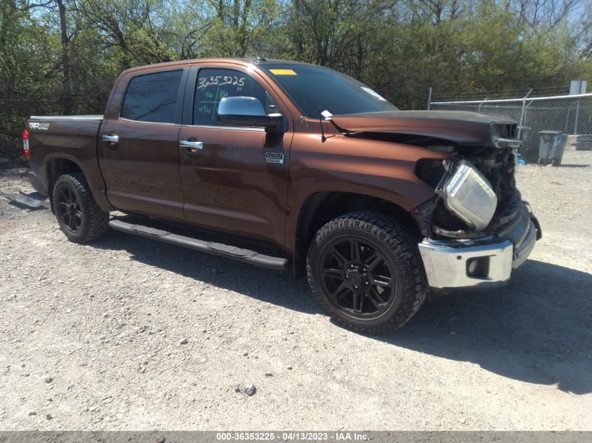 2016 TOYOTA TUNDRA 4WD TRUCK PLATINUM/1794 - 5TFAY5F18GX510768