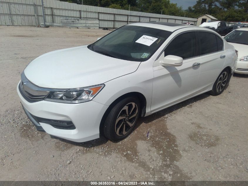 2016 HONDA ACCORD SEDAN EX - 1HGCR2F76GA200048