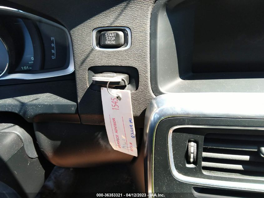 2015 VOLVO S60 T6 DRIVE-E PLATINUM - YV149MFM5F1334157