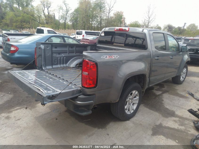 2022 CHEVROLET COLORADO 4WD LT - 1GCGTCEN1N1134867