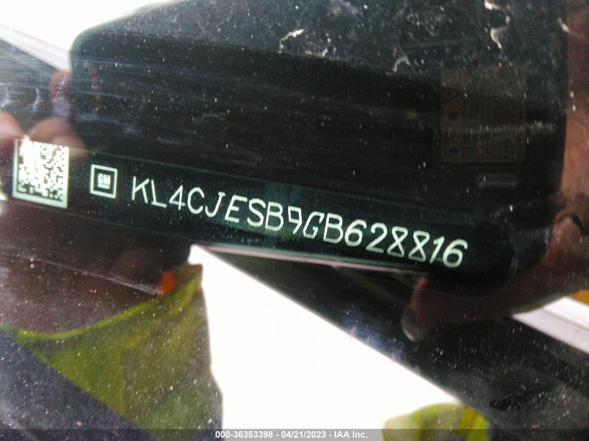 2016 BUICK ENCORE - KL4CJESB9GB628816
