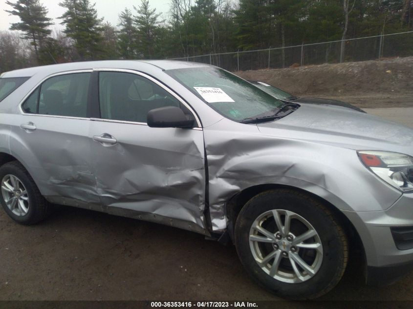 2017 CHEVROLET EQUINOX LS - 2GNFLEEK4H6168243