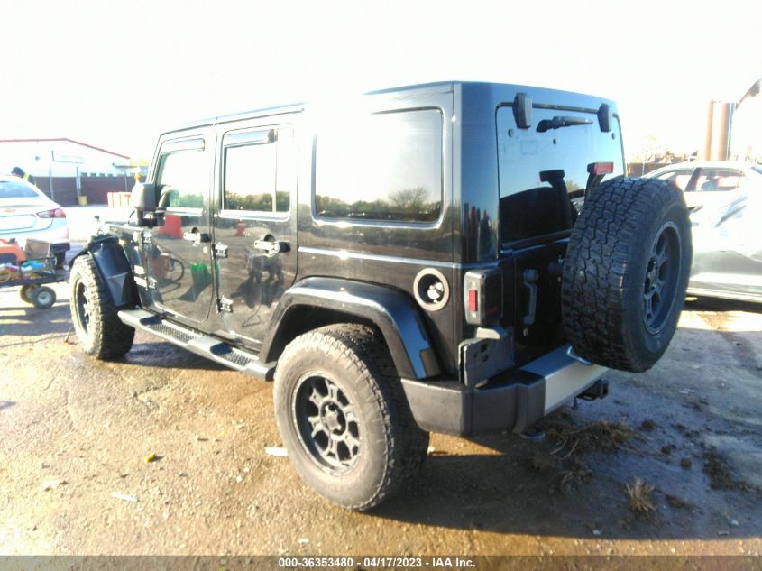 2014 JEEP WRANGLER UNLIMITED SAHARA - 1C4BJWEG0EL111068