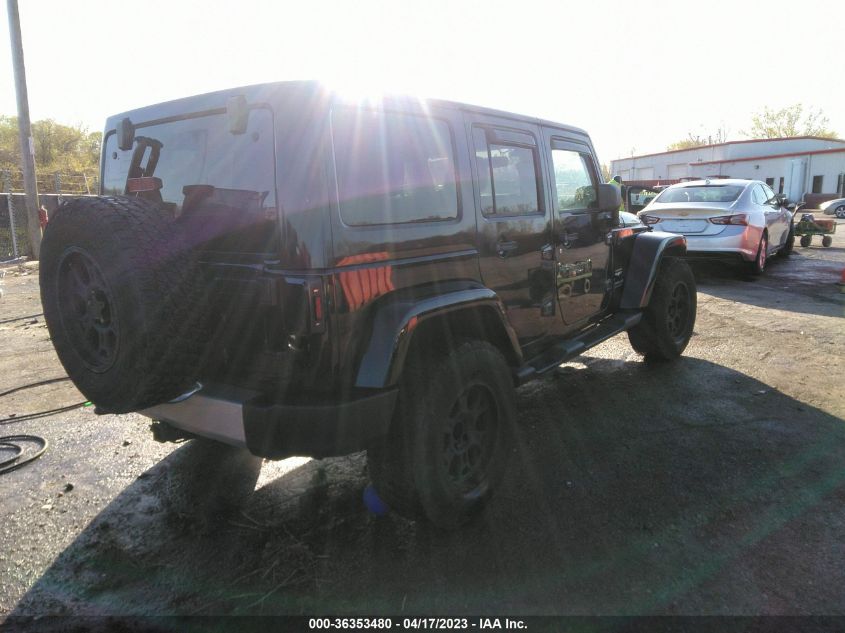 2014 JEEP WRANGLER UNLIMITED SAHARA - 1C4BJWEG0EL111068