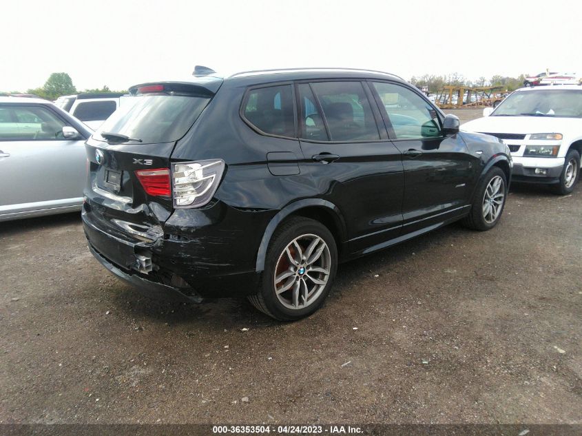 2015 BMW X3 XDRIVE28I - 5UXWX9C54F0D60853