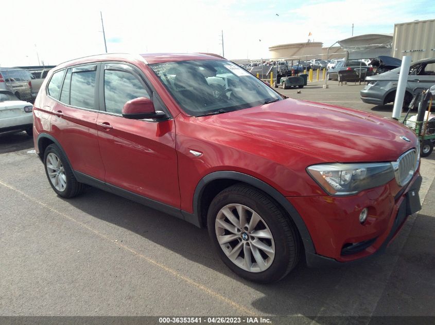 2016 BMW X3 XDRIVE28I - 5UXWX9C58G0D75700