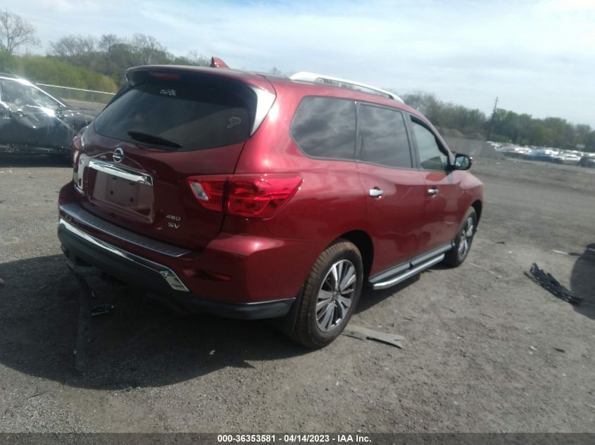 2019 NISSAN PATHFINDER SV - 5N1DR2MM3KC594449