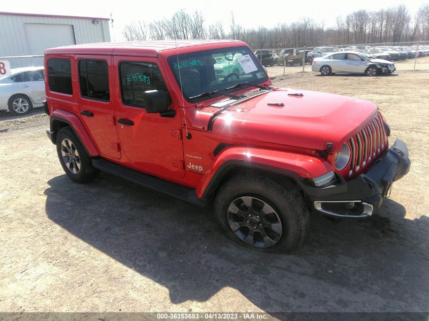 2018 JEEP WRANGLER UNLIMITED SAHARA - 1C4HJXEG5JW184722