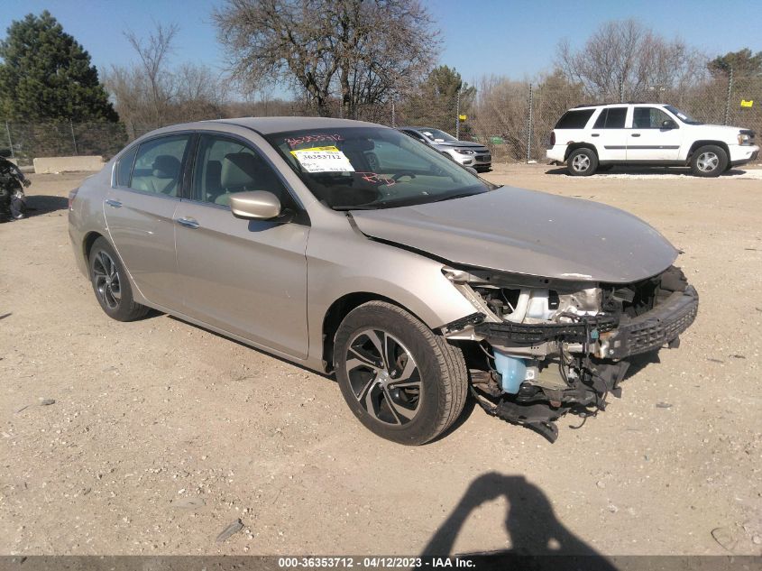 2016 HONDA ACCORD SEDAN LX - 1HGCR2F36GA220703