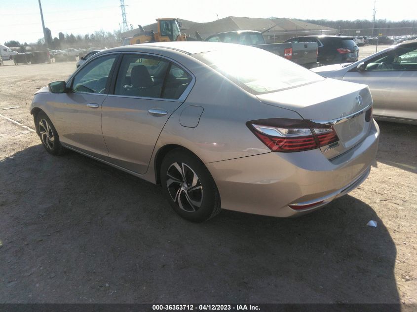 2016 HONDA ACCORD SEDAN LX - 1HGCR2F36GA220703