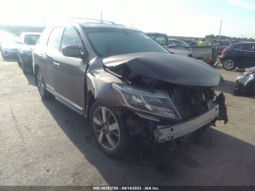 2013 NISSAN PATHFINDER PLATINUM - 5N1AR2MN0DC671518