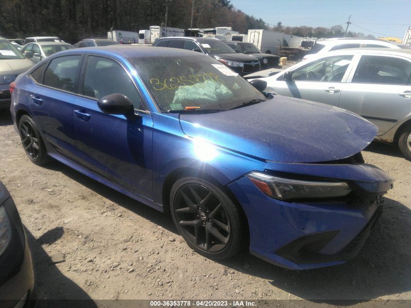 2022 HONDA CIVIC SEDAN SPORT - 2HGFE2F51NH555229