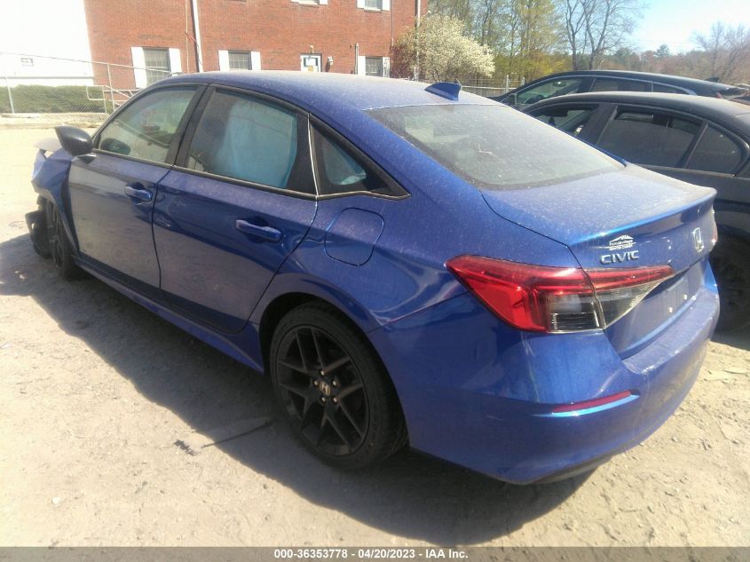 2022 HONDA CIVIC SEDAN SPORT - 2HGFE2F51NH555229