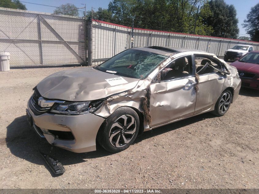 2016 HONDA ACCORD SEDAN EX-L - 1HGCR2F81GA048558