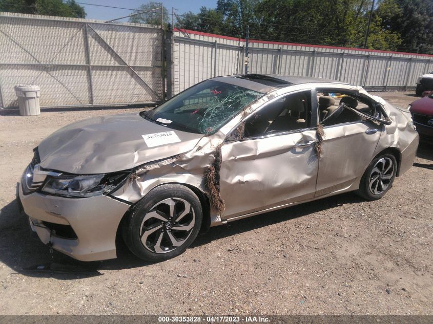 2016 HONDA ACCORD SEDAN EX-L - 1HGCR2F81GA048558