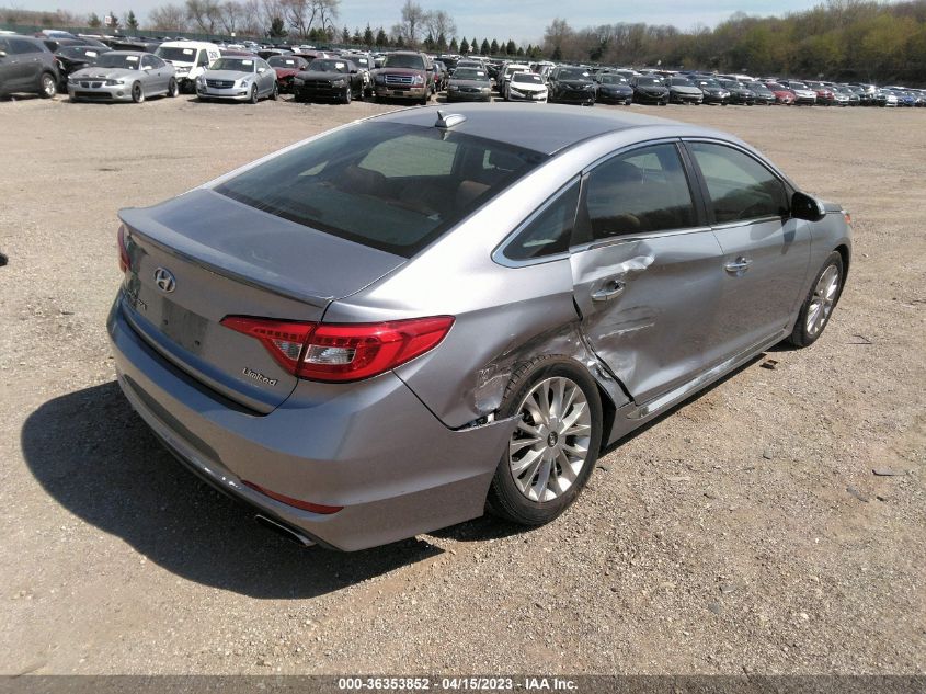 2015 HYUNDAI SONATA 2.4L LIMITED - 5NPE34AF6FH251110