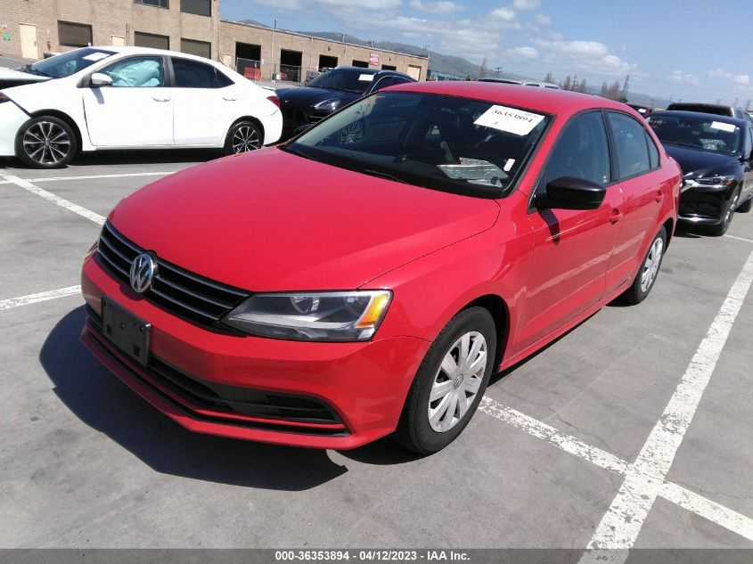 2015 VOLKSWAGEN JETTA SEDAN 2.0L S - 3VW2K7AJ2FM357413