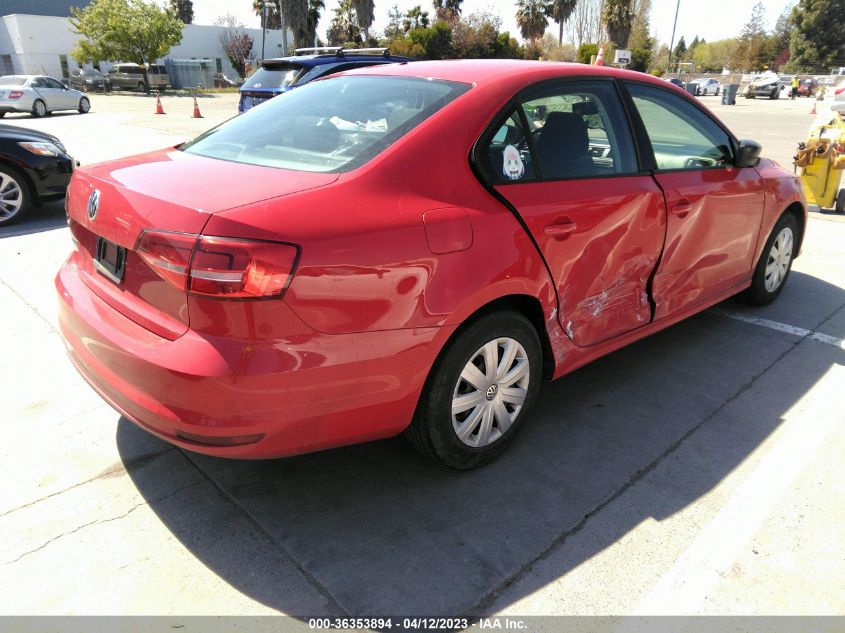 2015 VOLKSWAGEN JETTA SEDAN 2.0L S - 3VW2K7AJ2FM357413