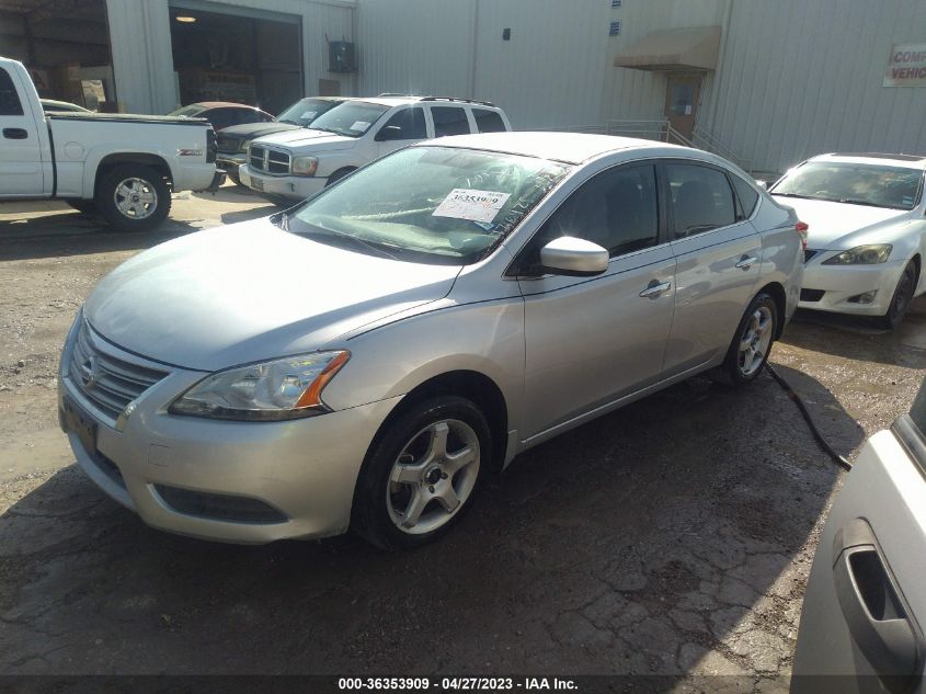 2014 NISSAN SENTRA S - 3N1AB7AP4EY227839