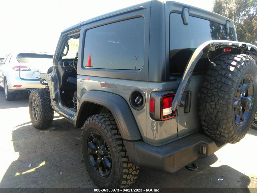 2021 JEEP WRANGLER WILLYS SPORT - 1C4GJXAN1MW814644