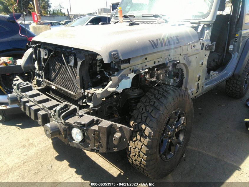 2021 JEEP WRANGLER WILLYS SPORT - 1C4GJXAN1MW814644