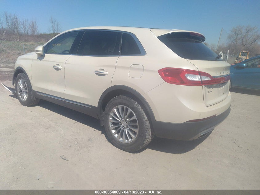 VIN 2LMPJ8KR8JBL47193 2018 LINCOLN MKX SELECT