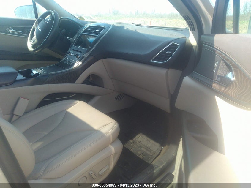 VIN 2LMPJ8KR8JBL47193 2018 LINCOLN MKX SELECT