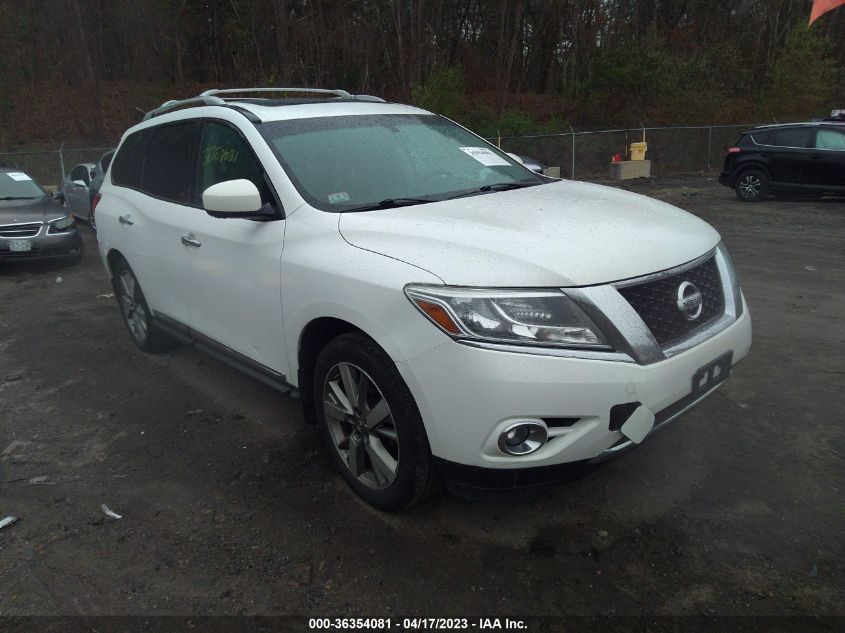 2013 NISSAN PATHFINDER PLATINUM - 5N1AR2MM6DC676617