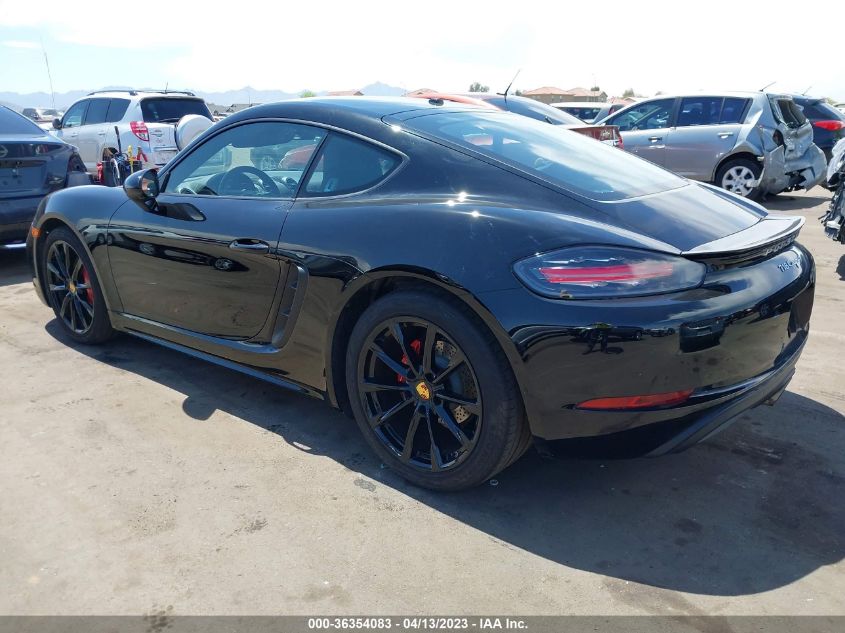 2018 PORSCHE 718 CAYMAN - WP0AA2A87JK261990