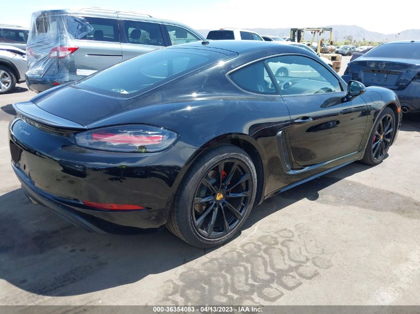 2018 PORSCHE 718 CAYMAN - WP0AA2A87JK261990