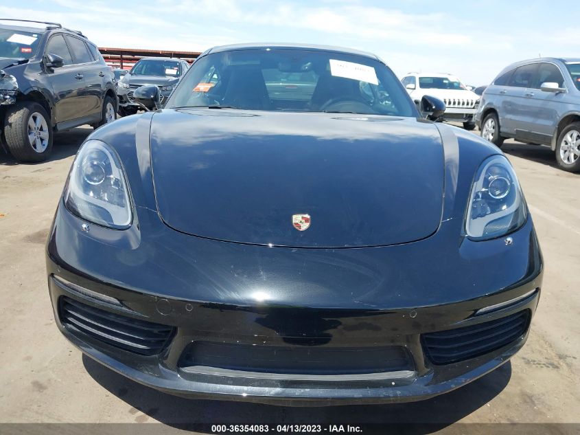 2018 PORSCHE 718 CAYMAN - WP0AA2A87JK261990