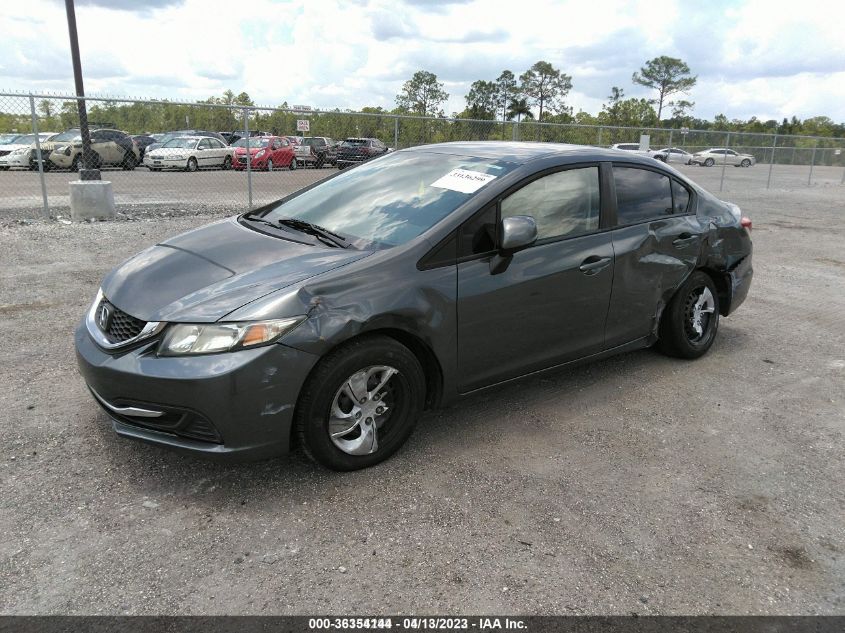 2013 HONDA CIVIC SDN LX - 19XFB2F59DE020134