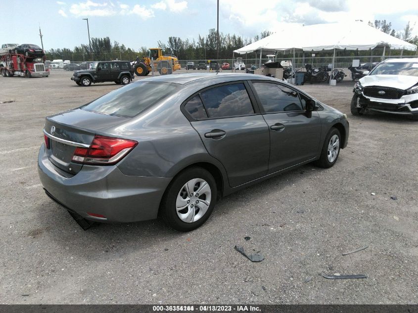 2013 HONDA CIVIC SDN LX - 19XFB2F59DE020134