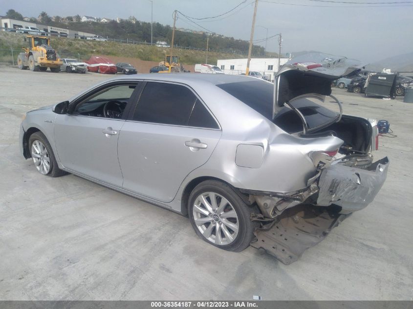 2013 TOYOTA CAMRY HYBRID LE/XLE 4T1BD1FK8DU076765