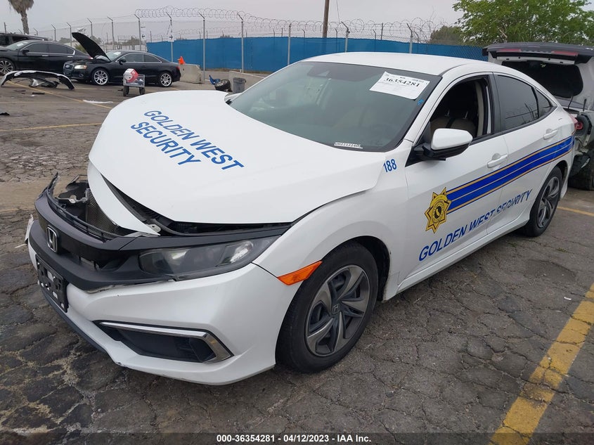 VIN 2HGFC2F68KH517345 2019 HONDA CIVIC SEDAN LX