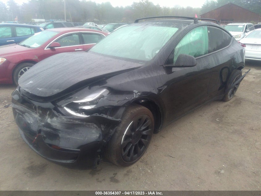 VIN 5YJYGDEE8MF298332 2021 TESLA MODEL Y LONG RANGE