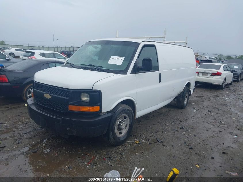 2014 CHEVROLET EXPRESS CARGO VAN - 1GCWGFCA7E1190992