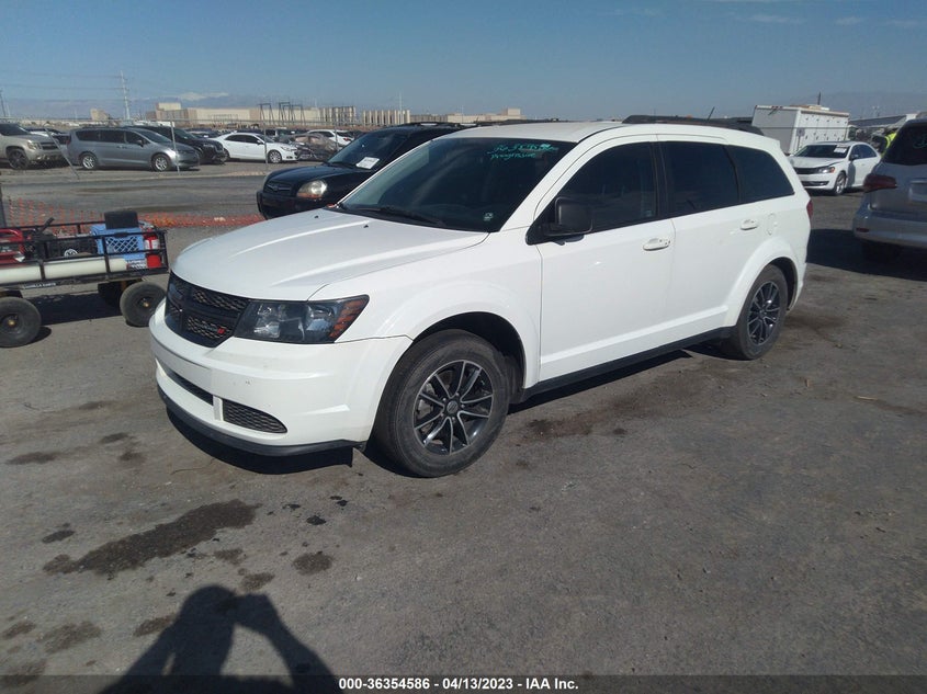 VIN 3C4PDCAB9JT208791 2018 DODGE JOURNEY SE