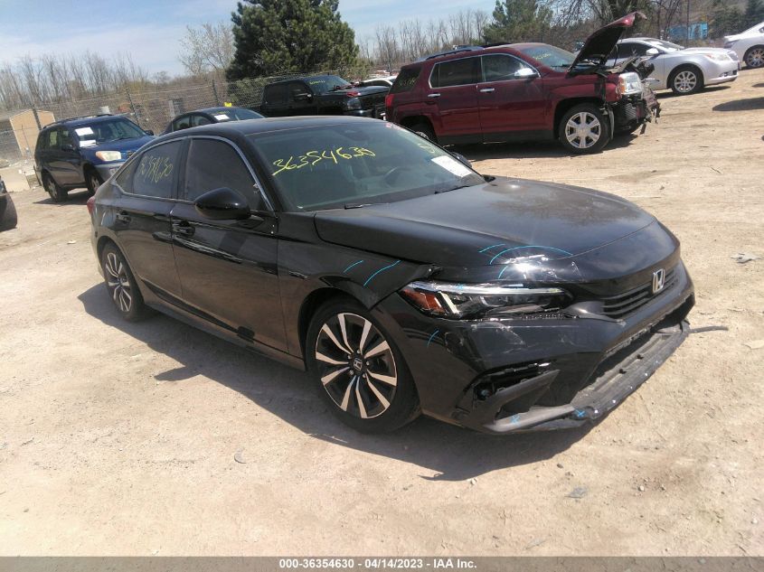 2022 HONDA CIVIC SEDAN EX - JHMFE1F75NX009750