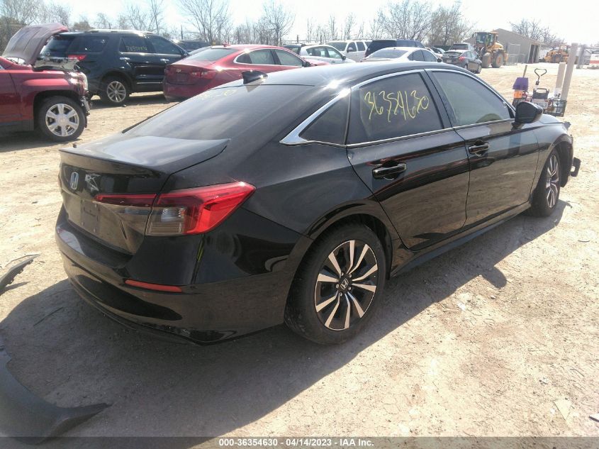 2022 HONDA CIVIC SEDAN EX - JHMFE1F75NX009750