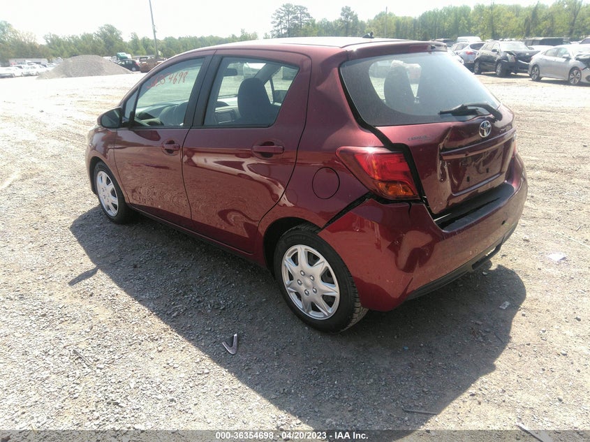 VIN VNKKTUD33HA085814 2017 TOYOTA YARIS L/SE/LE