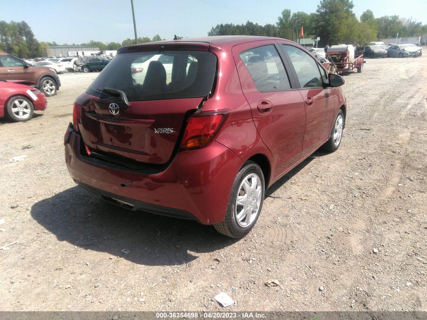 VIN VNKKTUD33HA085814 2017 TOYOTA YARIS L/SE/LE