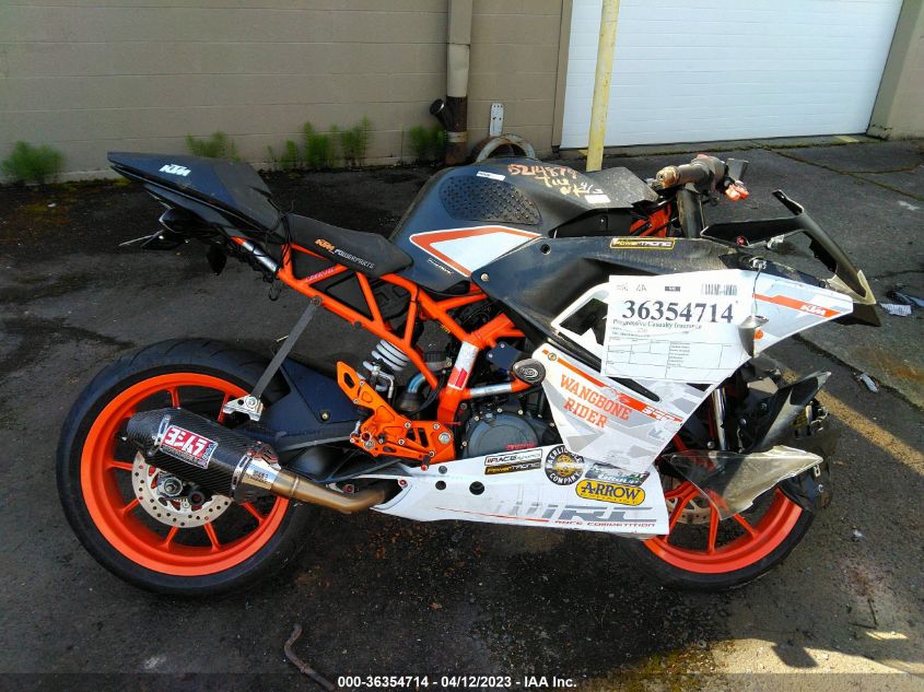 2015 KTM 390 DUKE - MD2JYJ405FC216716
