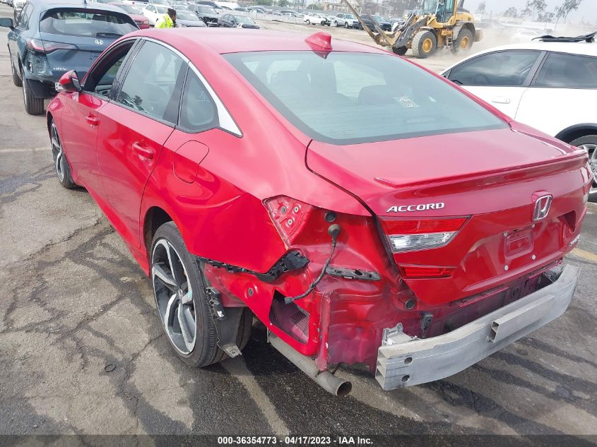 2018 HONDA ACCORD SEDAN SPORT 1.5T - 1HGCV1F39JA229733