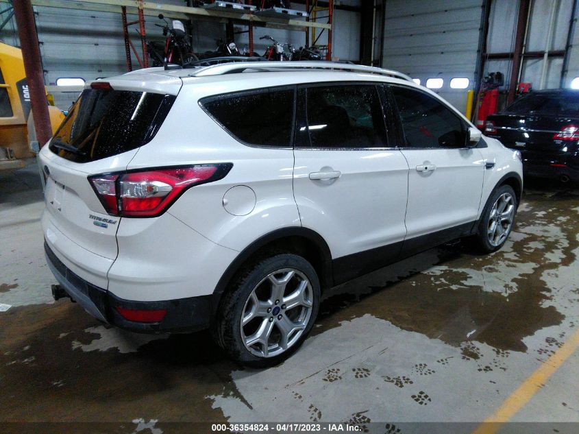 2017 FORD ESCAPE TITANIUM - 1FMCU9J95HUD30784