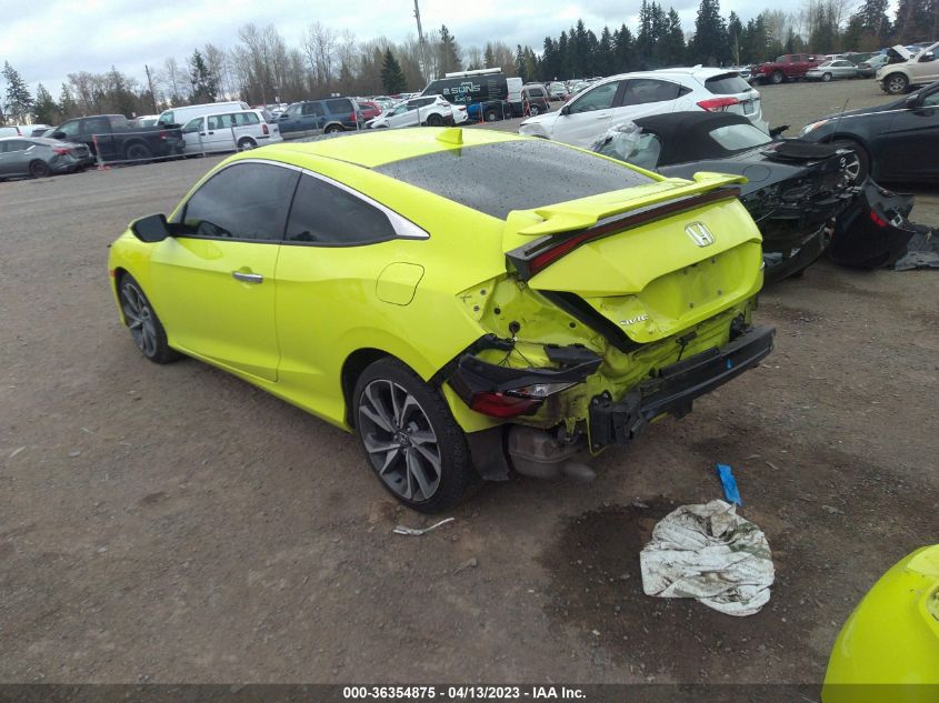 2019 HONDA CIVIC COUPE TOURING - 2HGFC3B9XKH351478