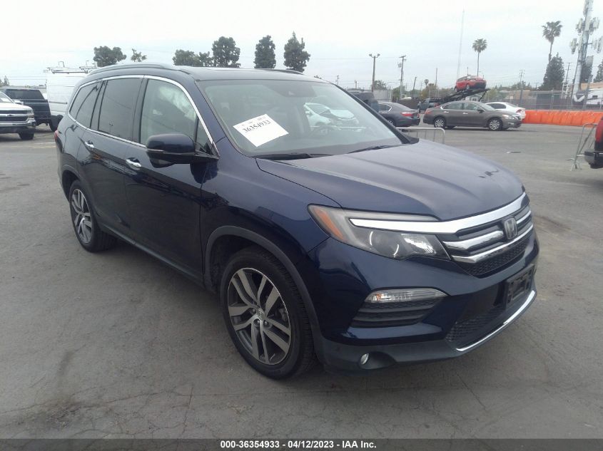 2016 HONDA PILOT TOURING - 5FNYF5H99GB060128